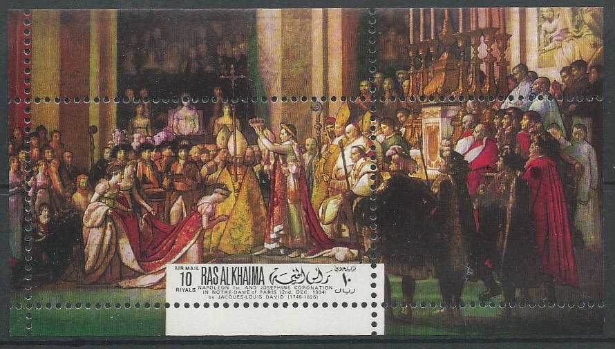 RAS Al Khaima 1969 ** Bl.A72 A Coronation Coronation ...